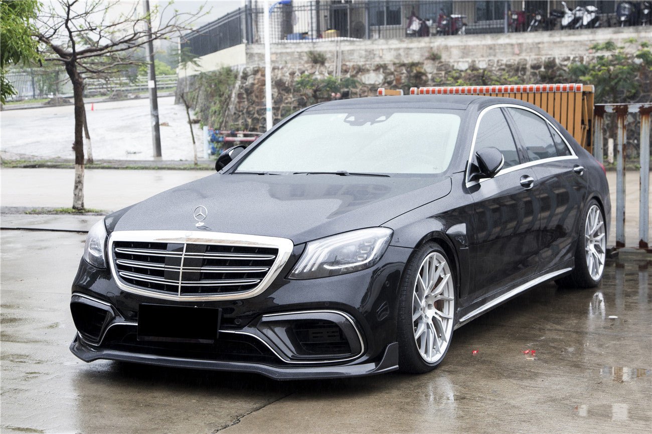 2017 - 2020 Mercedes Benz S63 W222 Sedan BRS Style Front Lip
