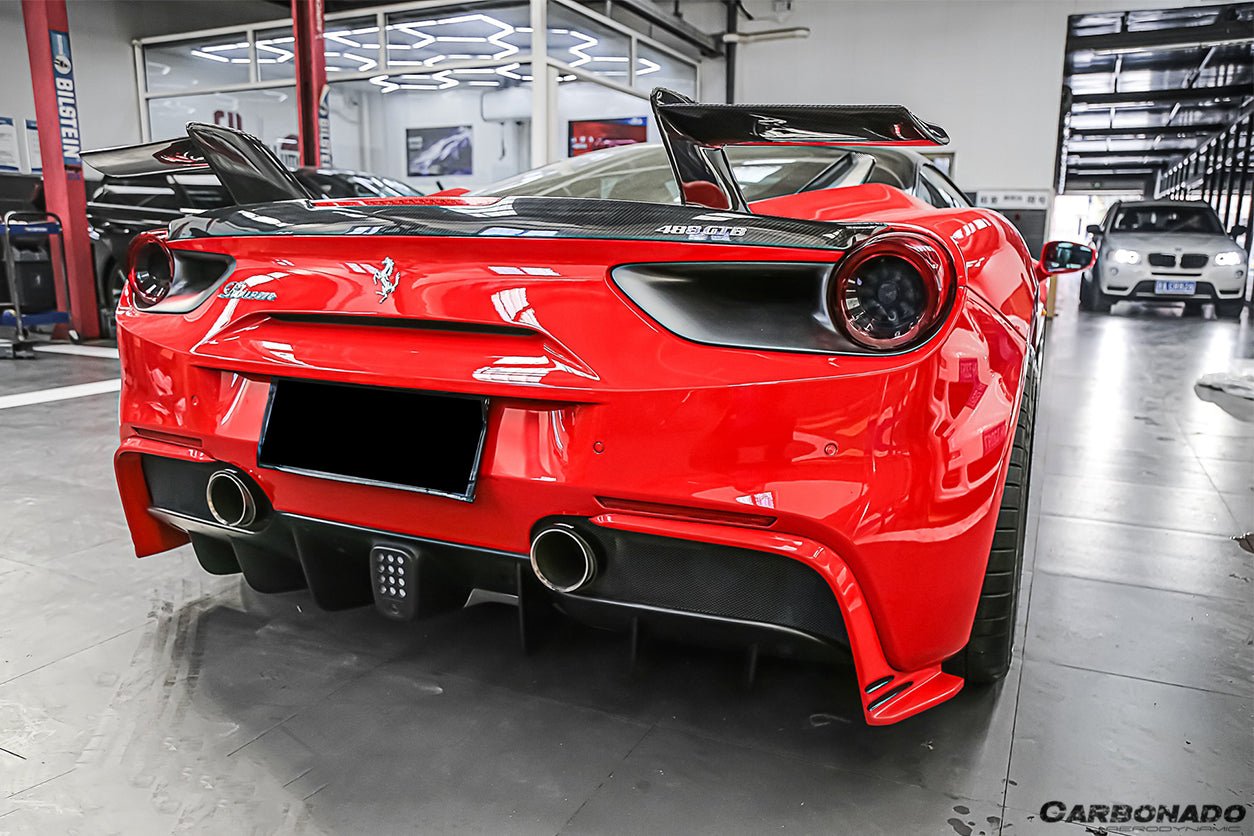 2015 - 2020 Ferrari 488 GTB MSY Style Trunk Spoiler