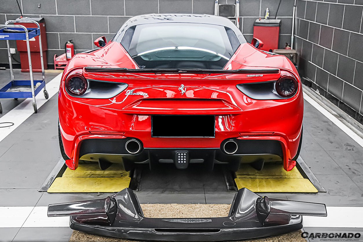 2015 - 2020 Ferrari 488 GTB MSY Style Trunk Spoiler