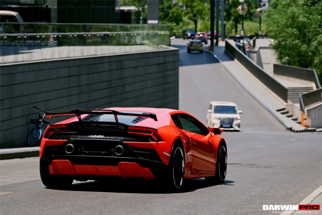 2019 - 2023 Lamborghini Huracan EVO OD Style Dry Carbon Trunk Spoiler Wing