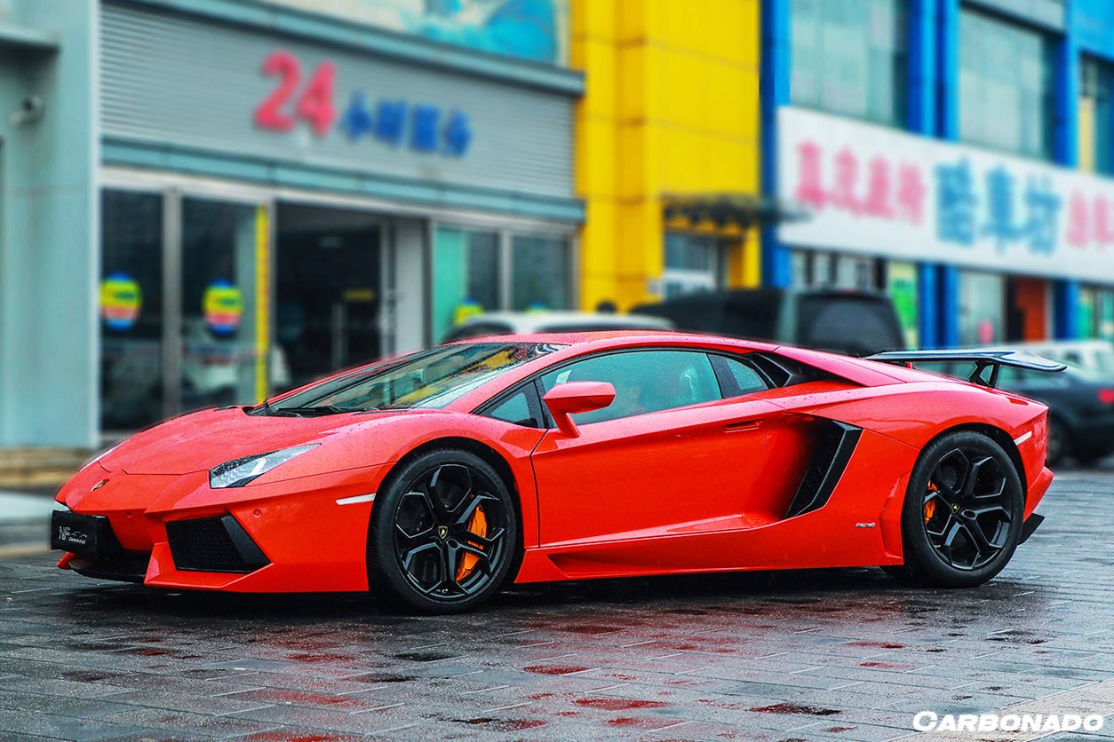 2011-2021 Lamborghini Aventador DC Style Carbon Fiber Trunk Spoiler