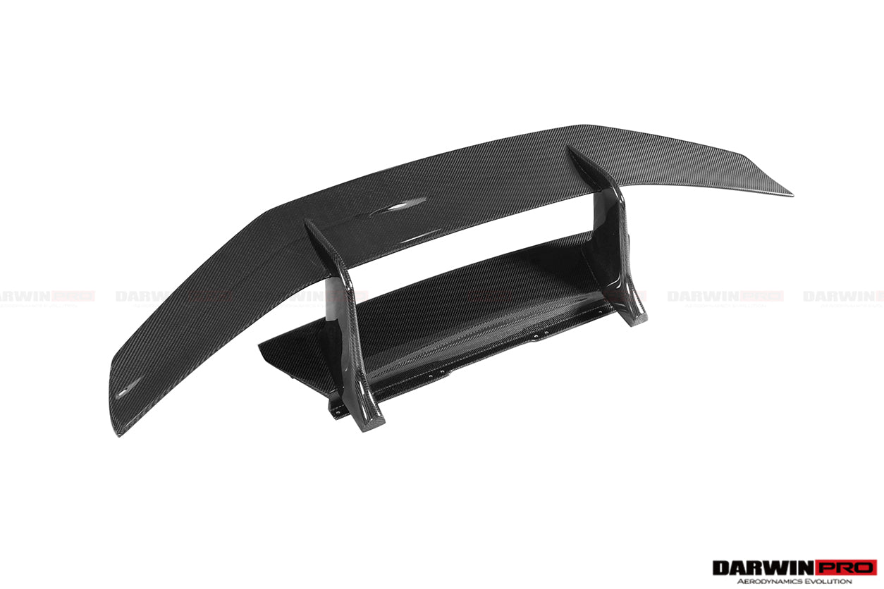 2015 - 2023 Lamborghini Huracan LP610 & LP580 & EVO Coupe Performante Style Carbon Fiber Spoiler Wing and Engine Hood