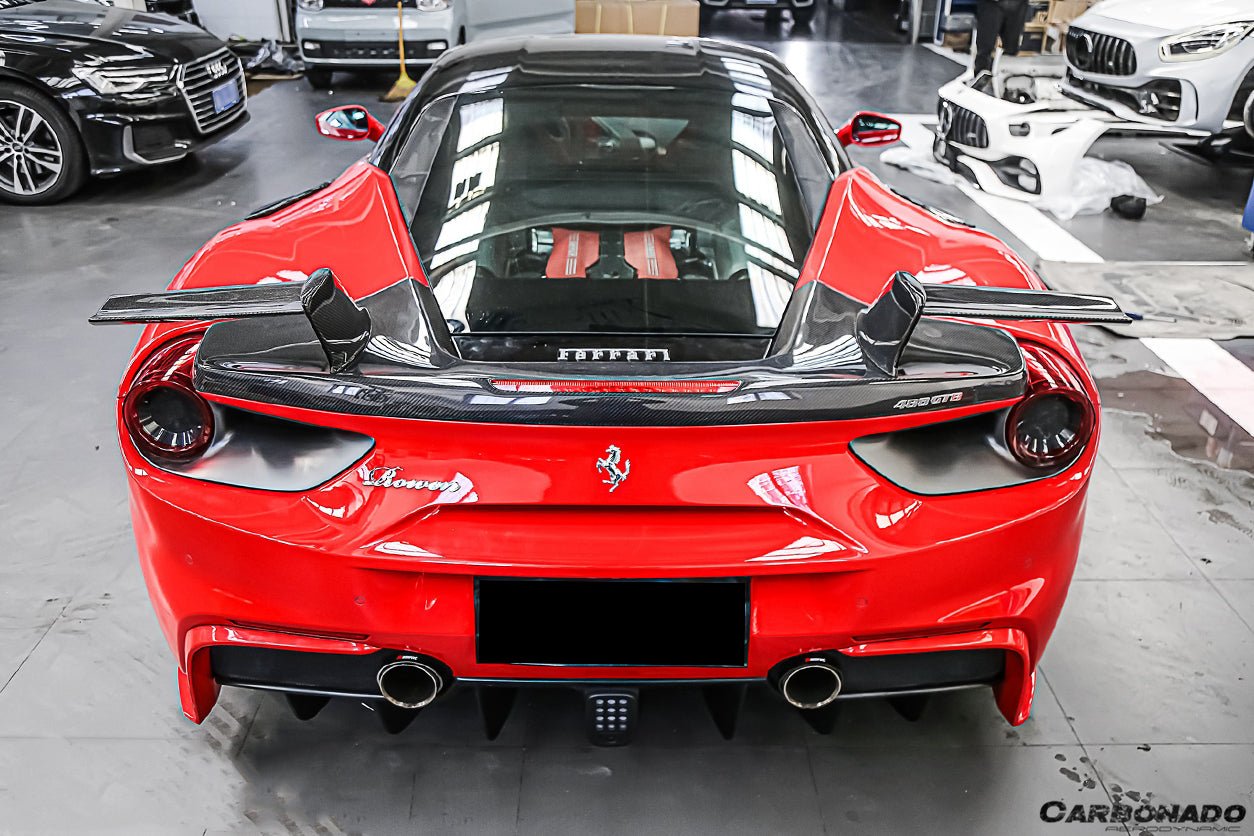 2015 - 2020 Ferrari 488 GTB MSY Style Trunk Spoiler