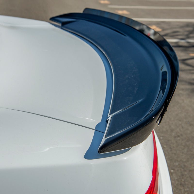 Chevrolet Camaro 5th Gen ZL1 Style Gloss Black Carbon Fiber Wickerbill Rear Trunk Spoiler 2014-2015