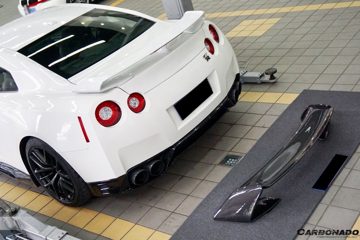 2008 - 2022 Nissan GTR R35 CBA/DBA/EBA AMS Style Trunk Spoiler