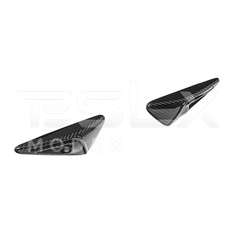 Tesla Model 3 Model Y Carbon Fiber Exterior Camera Cover Set 2020-2024