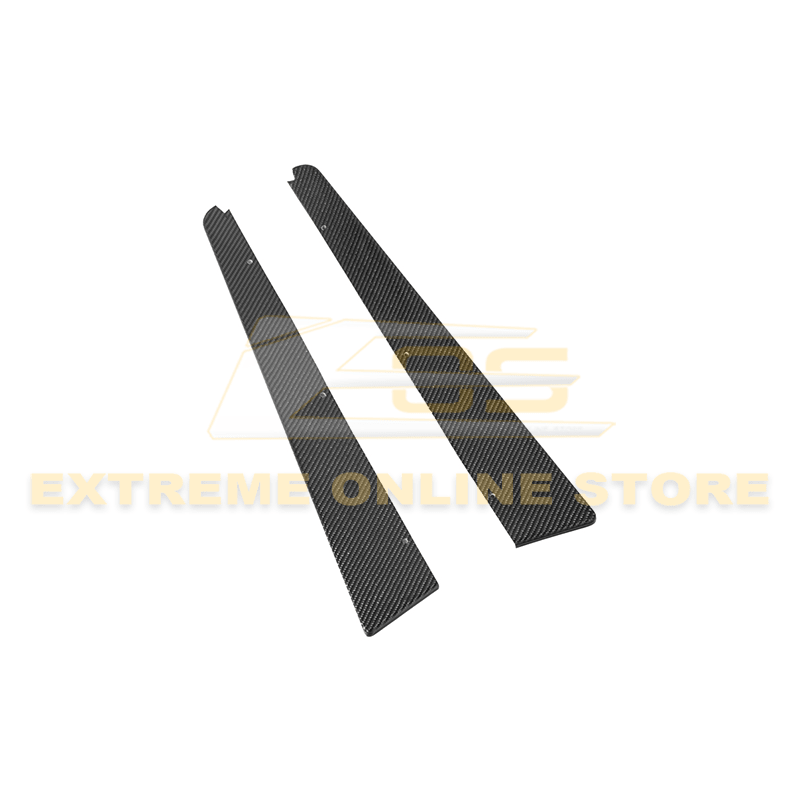 Cadillac CTS-V Sedan V2 EOS Performance Style Dry Carbon Fiber Rear Apron Valance Lip 2009-2015