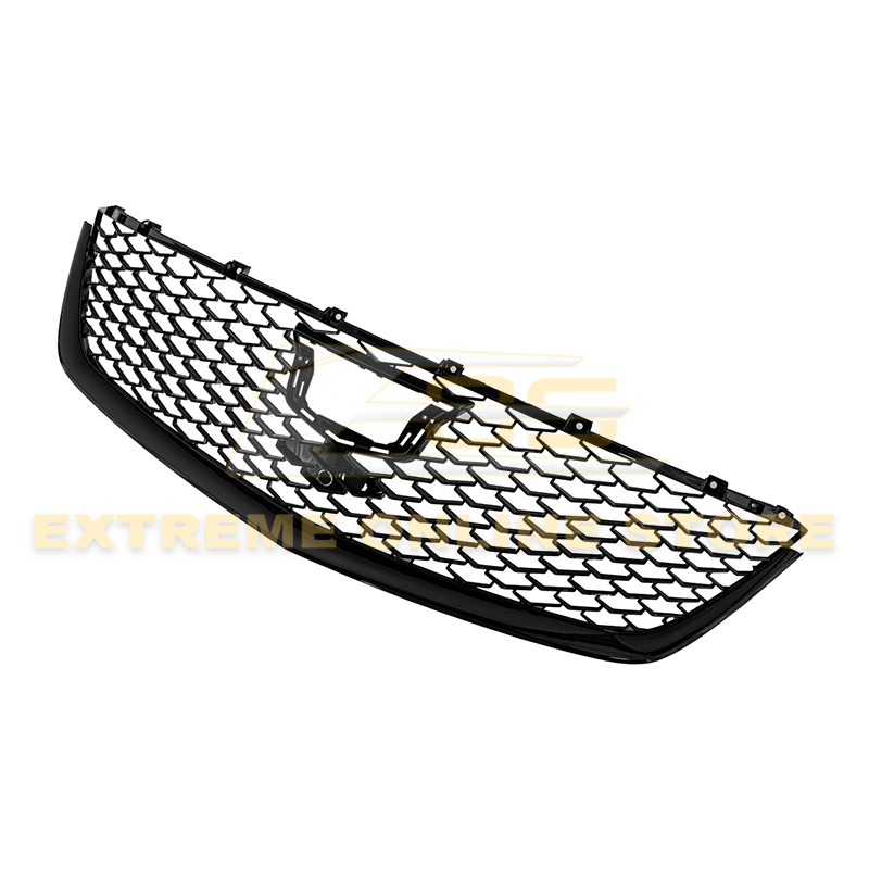Cadillac CT5 Alpha CT5-V Blackwing Style Gloss Black Front Bumper Grille Cover 2020-2024