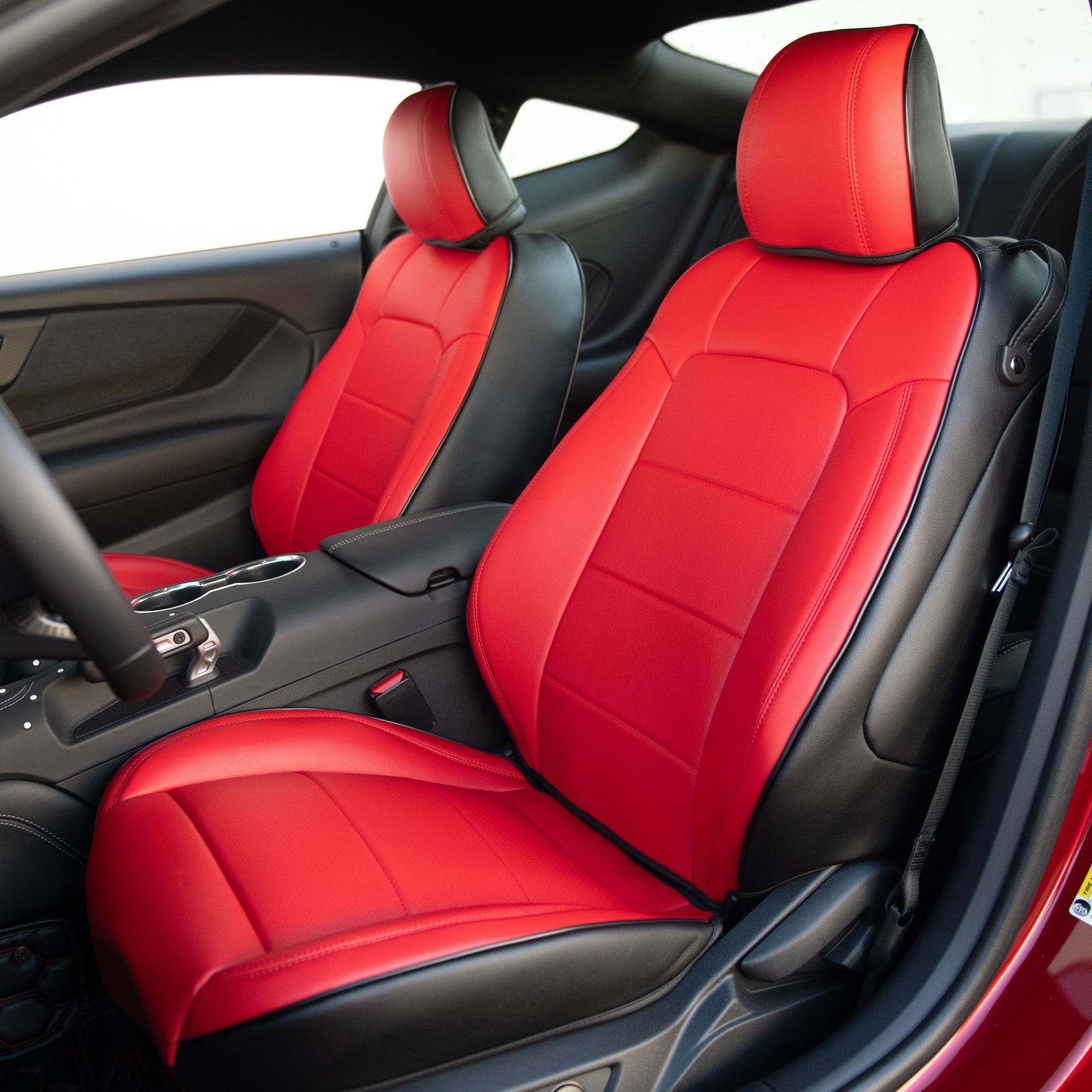 2015-23 Ford Mustang S550 Coupe Genuine Leather Seat Covers