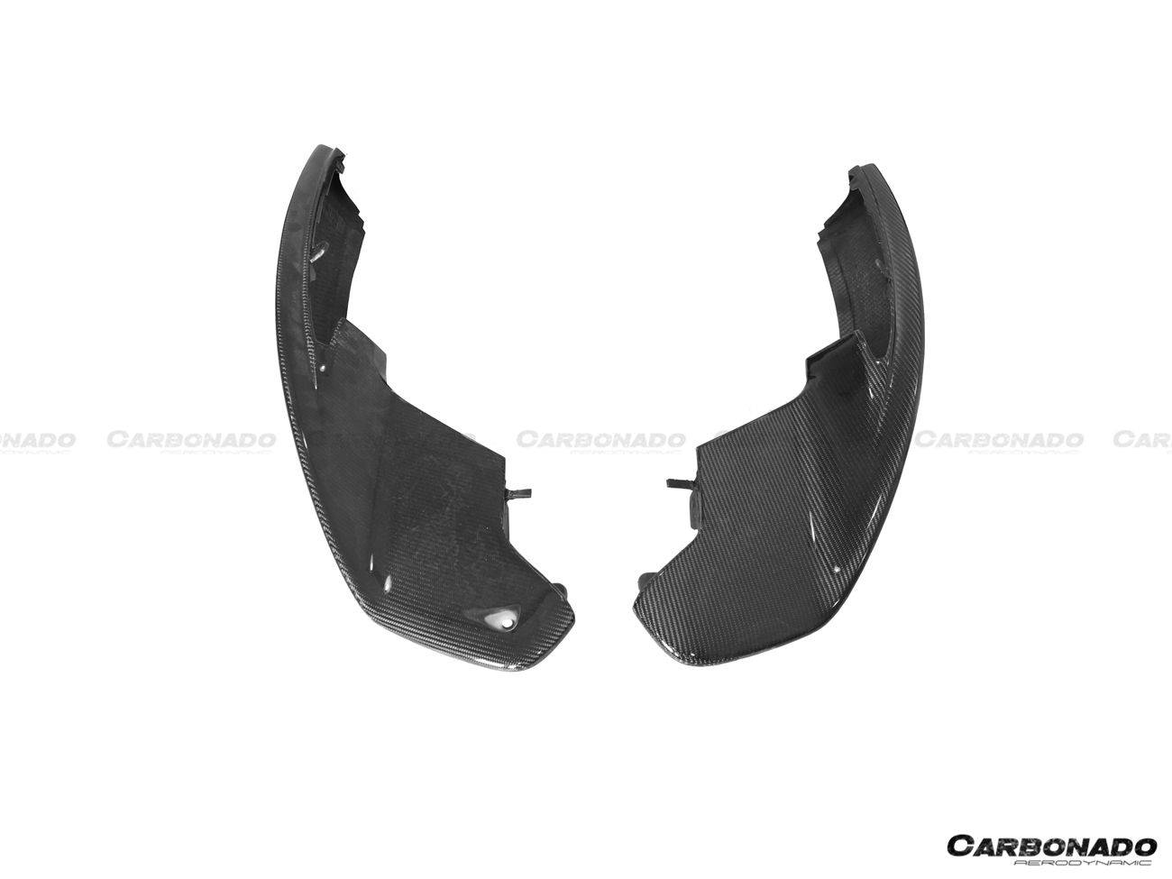 McLaren 540C 570S 570GT P13 OEM Style Carbon Fiber Front Lip Side Splitters 2015-2020