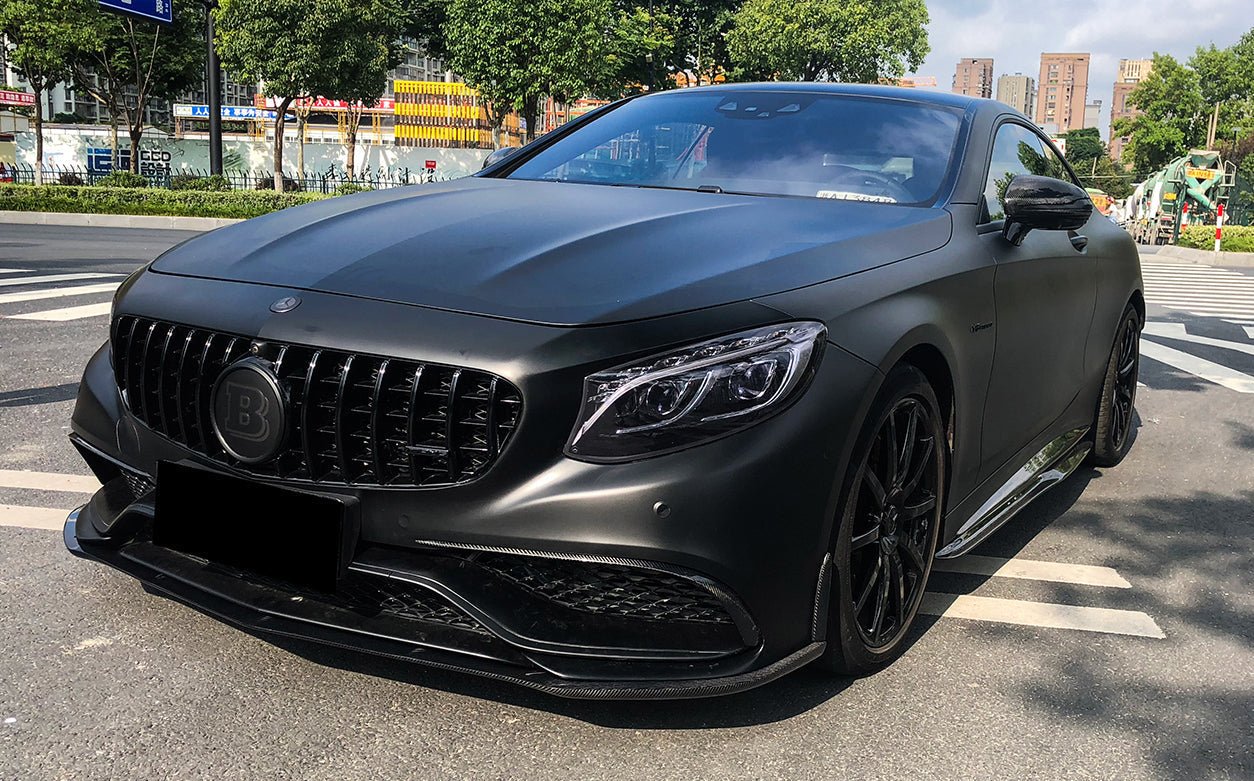 2014 - 2017 Mercedes Benz C217 S63/S65 AMG Coupe BKSS Style Carbon Fiber Front Lip