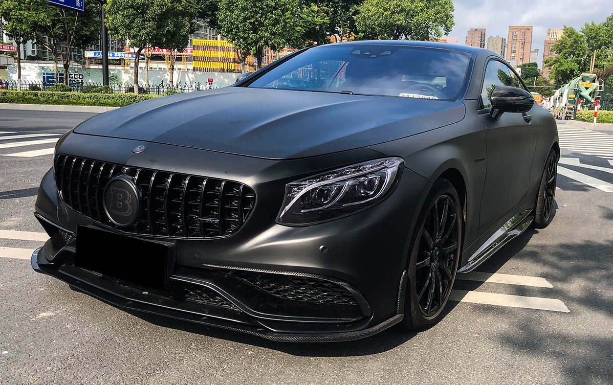 2014 - 2017 Mercedes Benz C217 S63/S65 AMG Coupe Carbon Fiber Front Canards