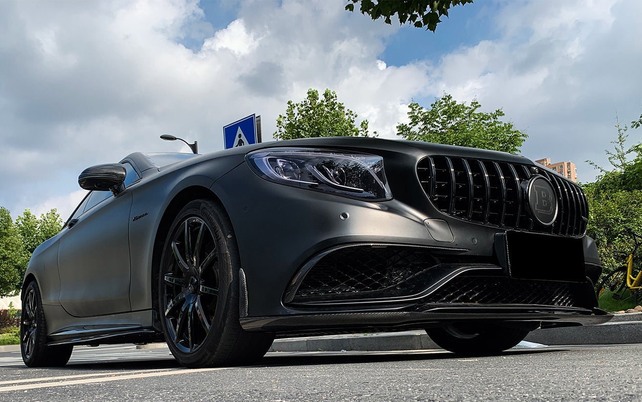 2014-2017 Mercedes S63/S65 AMG Coupe (C217) Carbon Fiber Front Lip