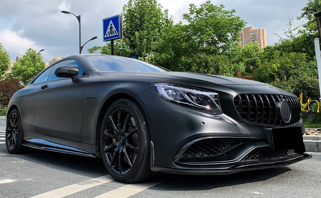 2014 - 2017 Mercedes Benz C217 S63/S65 AMG Coupe BKSS Style Carbon Fiber Front Lip