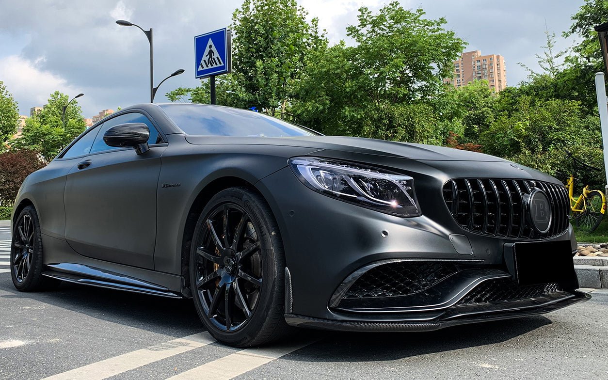 2014-2017 Mercedes S63/S65 AMG Coupe (C217) Carbon Fiber Front Lip