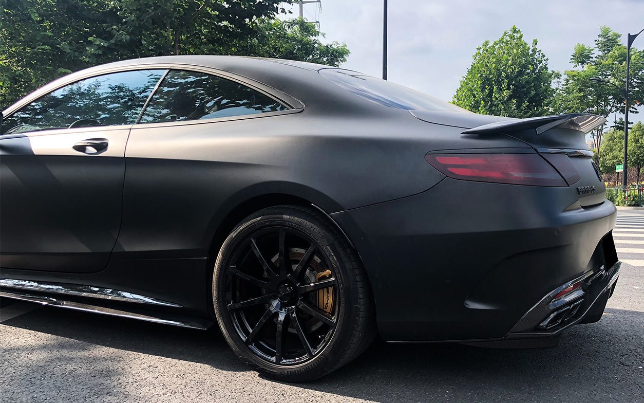 2014 - 2021 Mercedes Benz C217 S63/S65 AMG Coupe Carbon Fiber Trunk Trim