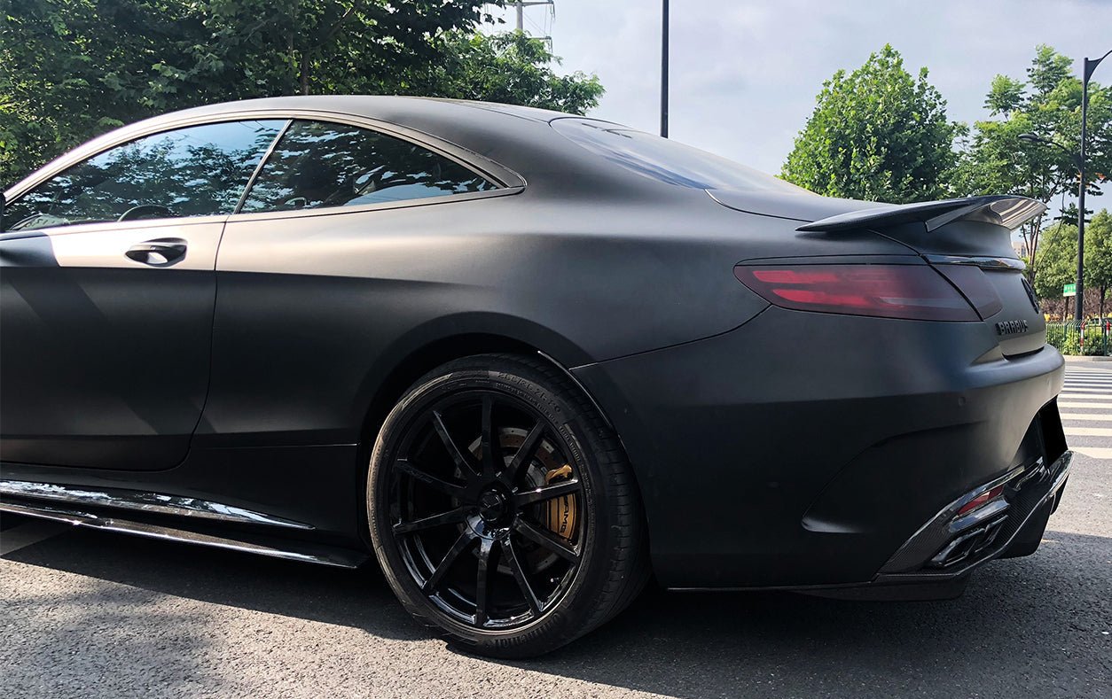 2014 - 2021 Mercedes Benz C217 S63/S65 AMG Coupe Carbon Fiber Rear Lip