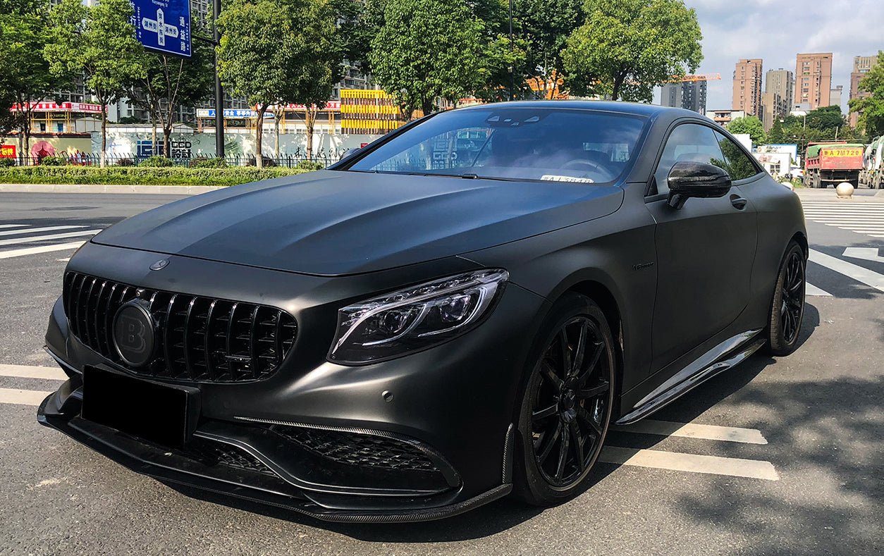2014 - 2017 Mercedes Benz C217 S63/S65 AMG Coupe BKSS Style Carbon Fiber Front Lip