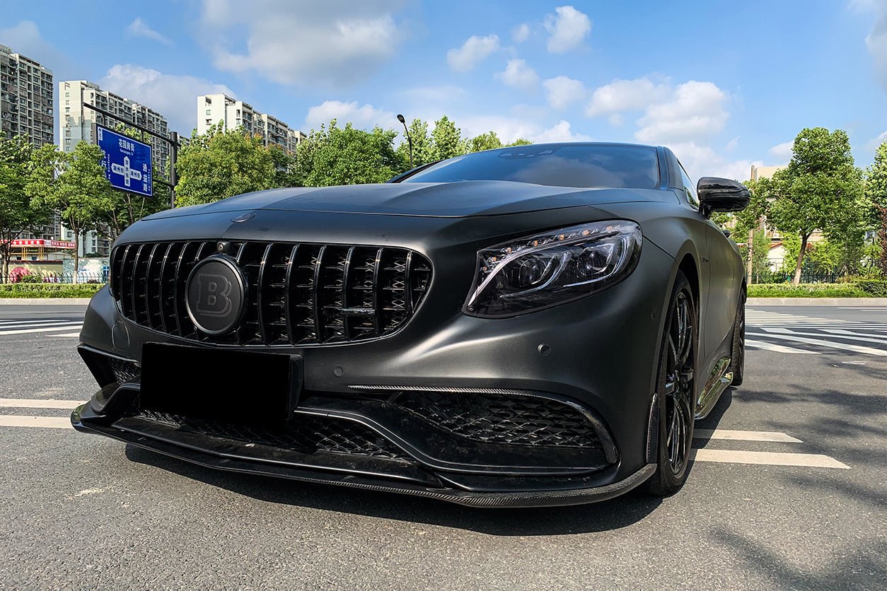 2014 - 2017 Mercedes Benz C217 S63/S65 AMG Coupe BKSS Style Carbon Fiber Front Lip