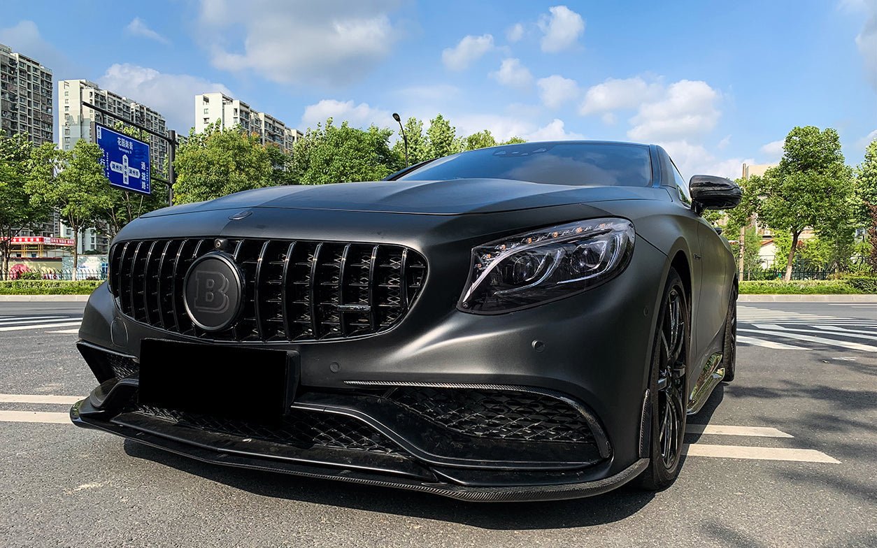 2014-2017 Mercedes S63/S65 AMG Coupe (C217) Carbon Fiber Front Lip