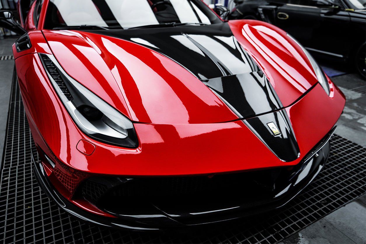 2015 - 2020 Ferrari 488 GTB & Spyder MSY Style Carbon Fiber Hood