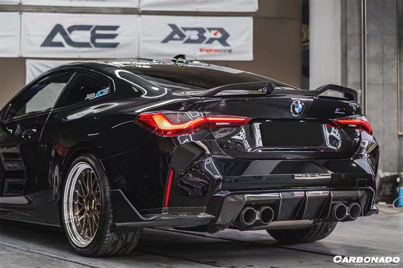 2021-UP BMW M4 G82 & 4 Series G22 VRS Style Carbon Fiber Trunk Spoiler Wing