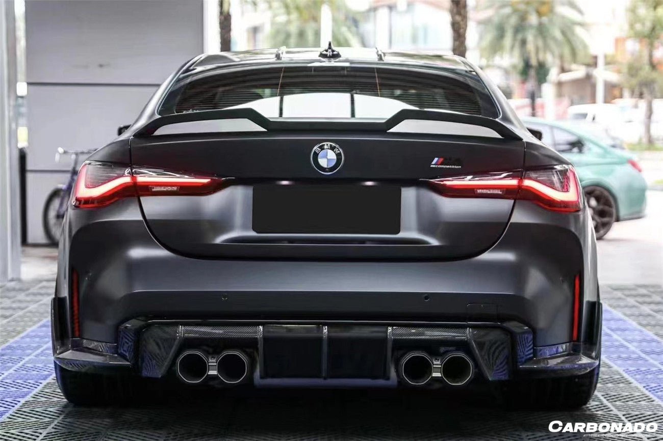 2021-UP BMW M4 G82 & 4 Series G22 VRS Style Carbon Fiber Trunk Spoiler Wing