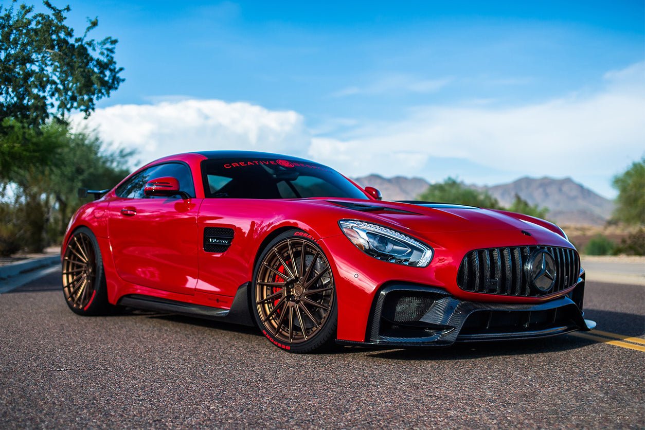 2015-2016 Mercedes Benz AMG GT GTS IMP Performance Part Carbon Fiber Front Bumper with Grill