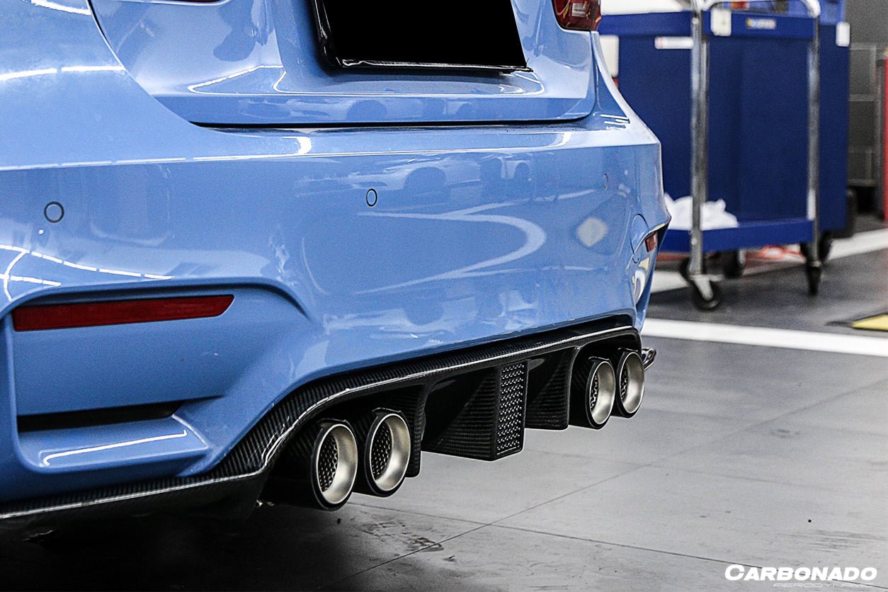 2014-2020 BMW M3 F80 & M4 F82 KNF Style Rear Diffuser