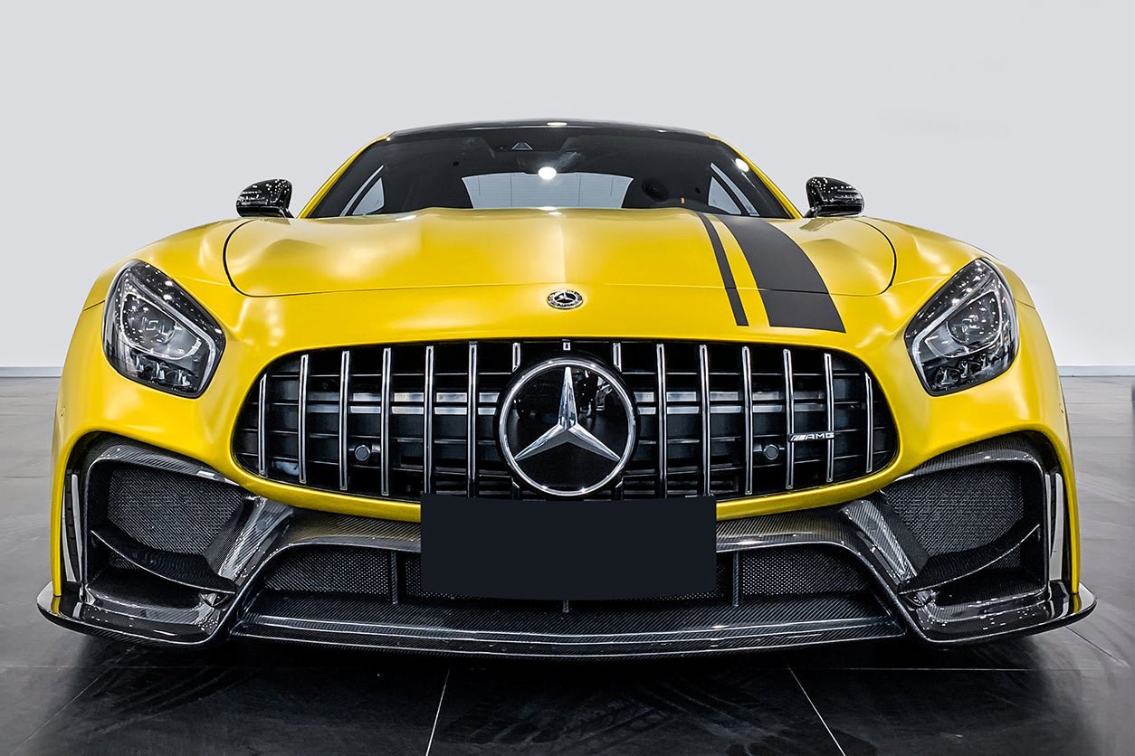 2017-2021 Mercedes Benz AMG GT GTS GTC IMP Performance Partial Carbon Fiber Front Bumper - DarwinPRO Aerodynamics