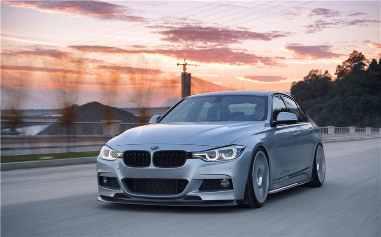 2013-2019 BMW 3 Series F30 F35 M-Tech GV Style Carbon Fiber Front Lip