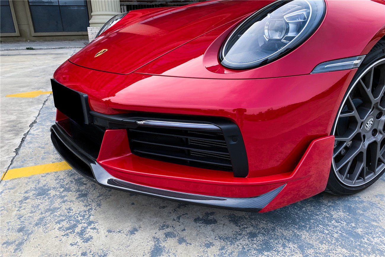 2019 - 2023 Porsche 911 992 Carrera & Targa & S & 4 & 4S & Cabriolet WP Style Dry Carbon Front Lip
