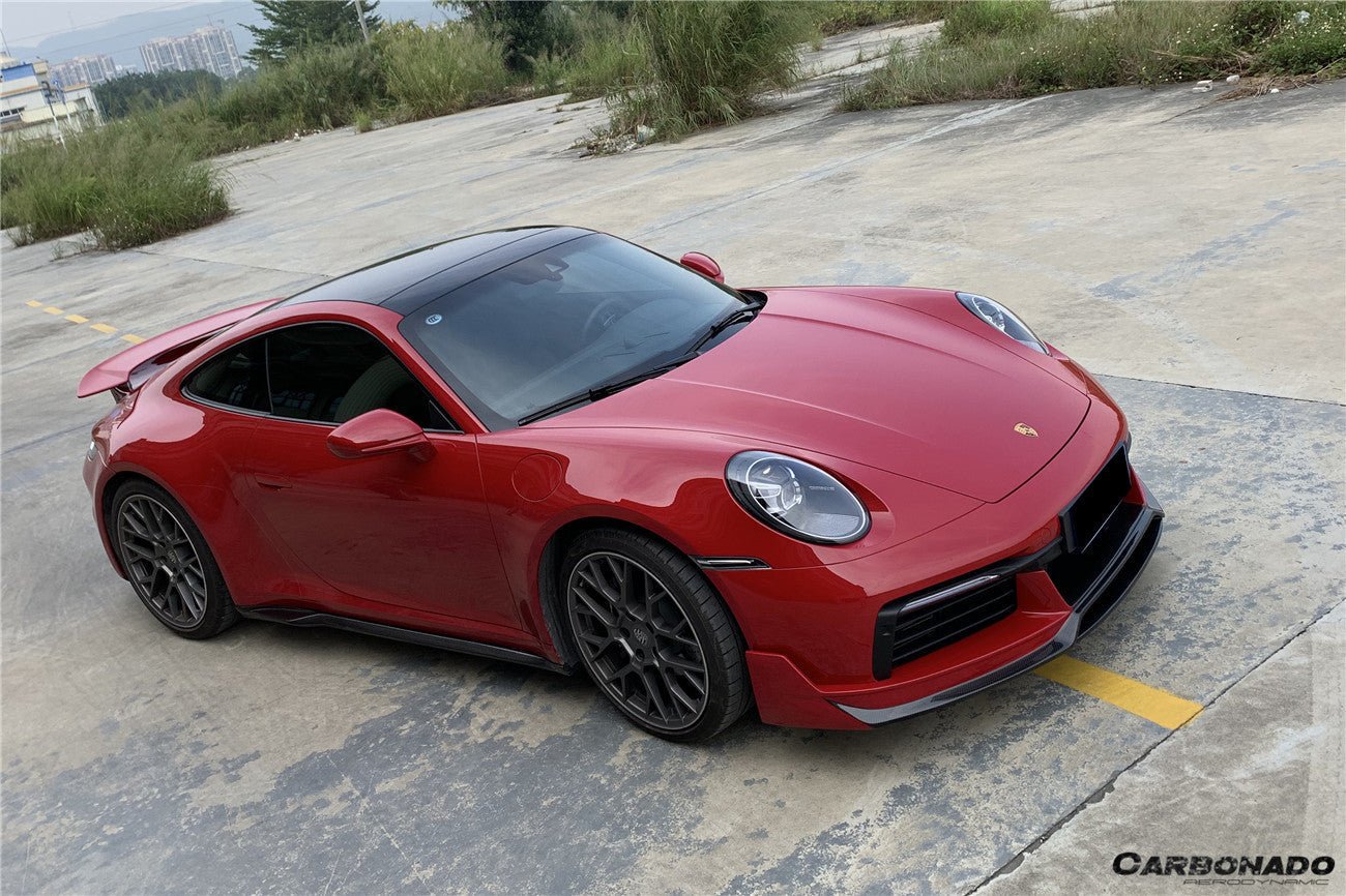 2019 - 2023 Porsche 911 992 Carrera/S/4/4S/Targa/Cabriolet WP Style Dry Carbon Fiber Side Skirts