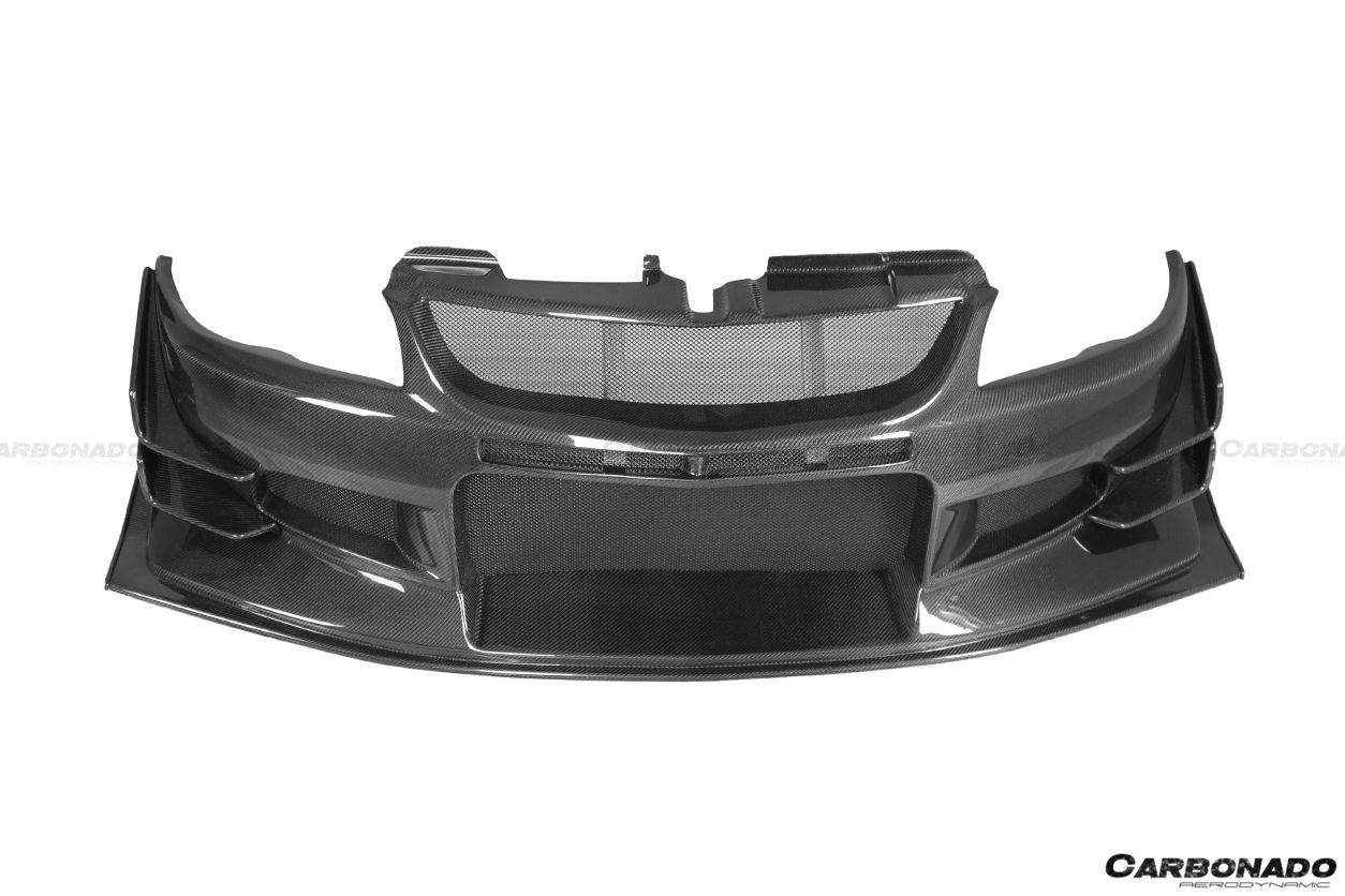Mitsubishi Evo 7 8 9 VTS Style Front Bumper 2003-2006