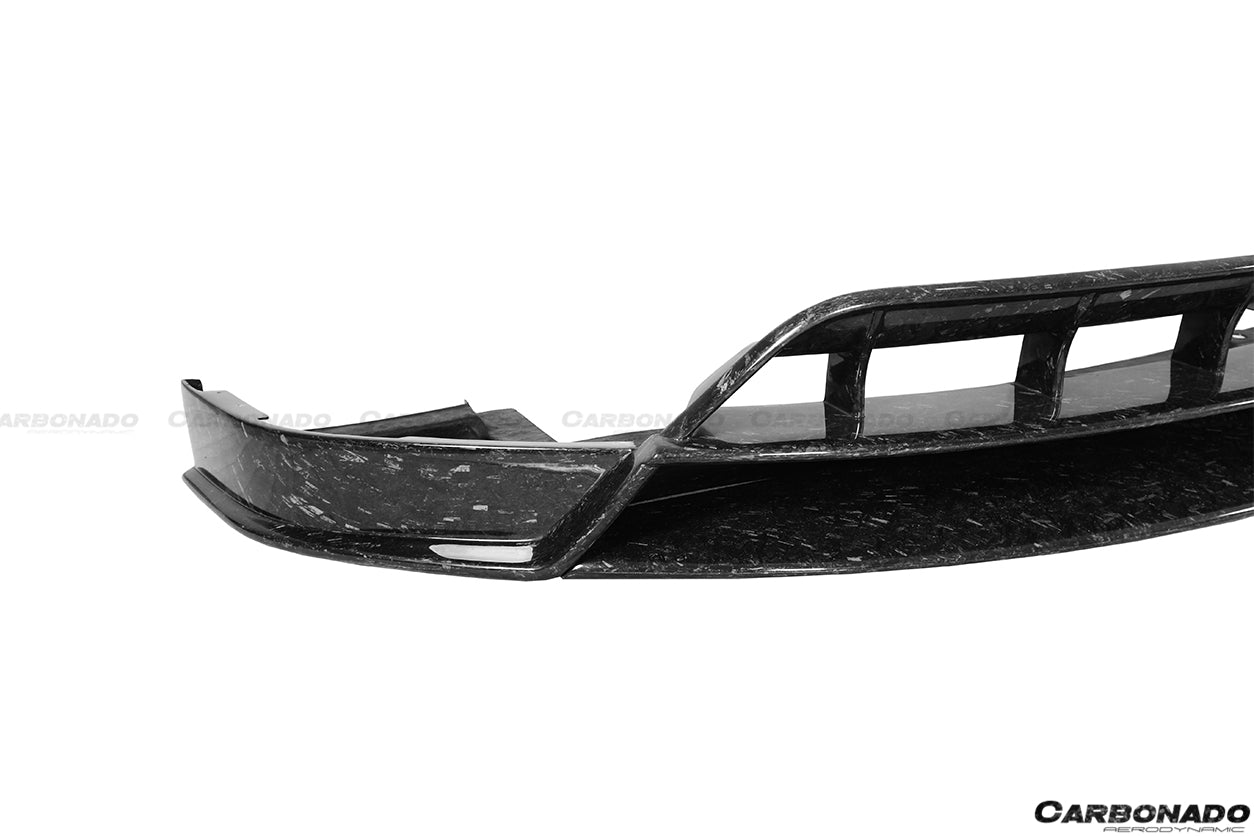 2016 - 2021 Tesla Model X SUV RZS Style Carbon Fiber Front Lip