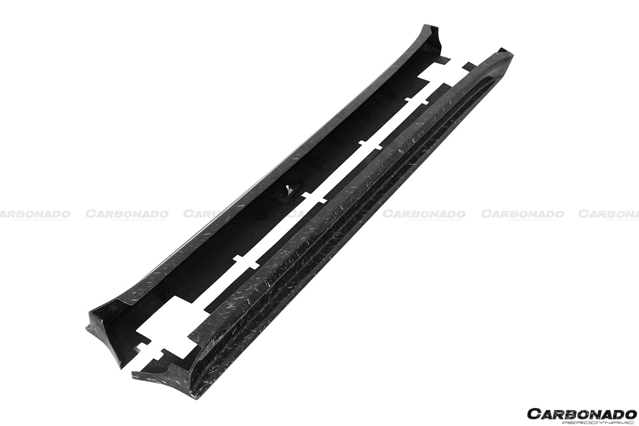 2016 - 2021 Tesla Model X SUV RZS Style Carbon Fiber Side Skirts