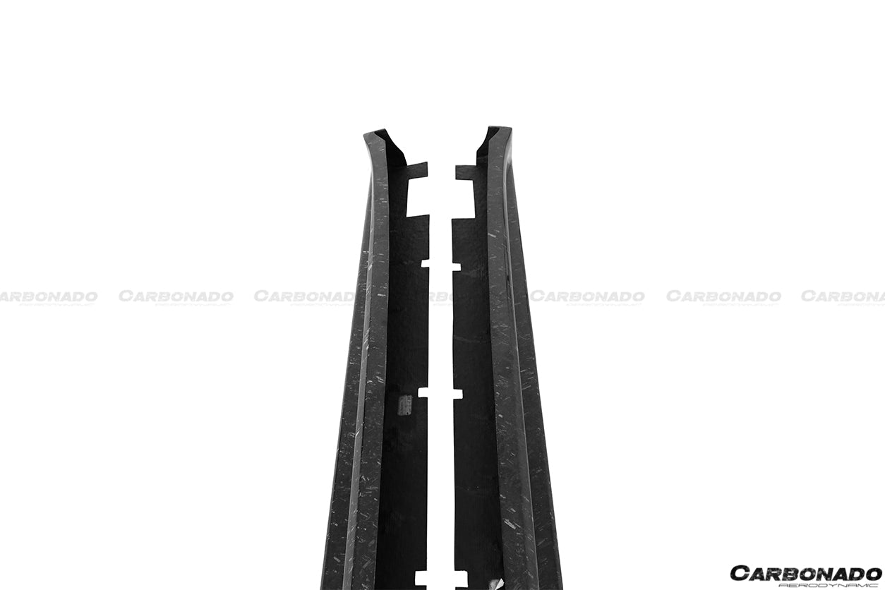 2016 - 2021 Tesla Model X SUV RZS Style Carbon Fiber Side Skirts
