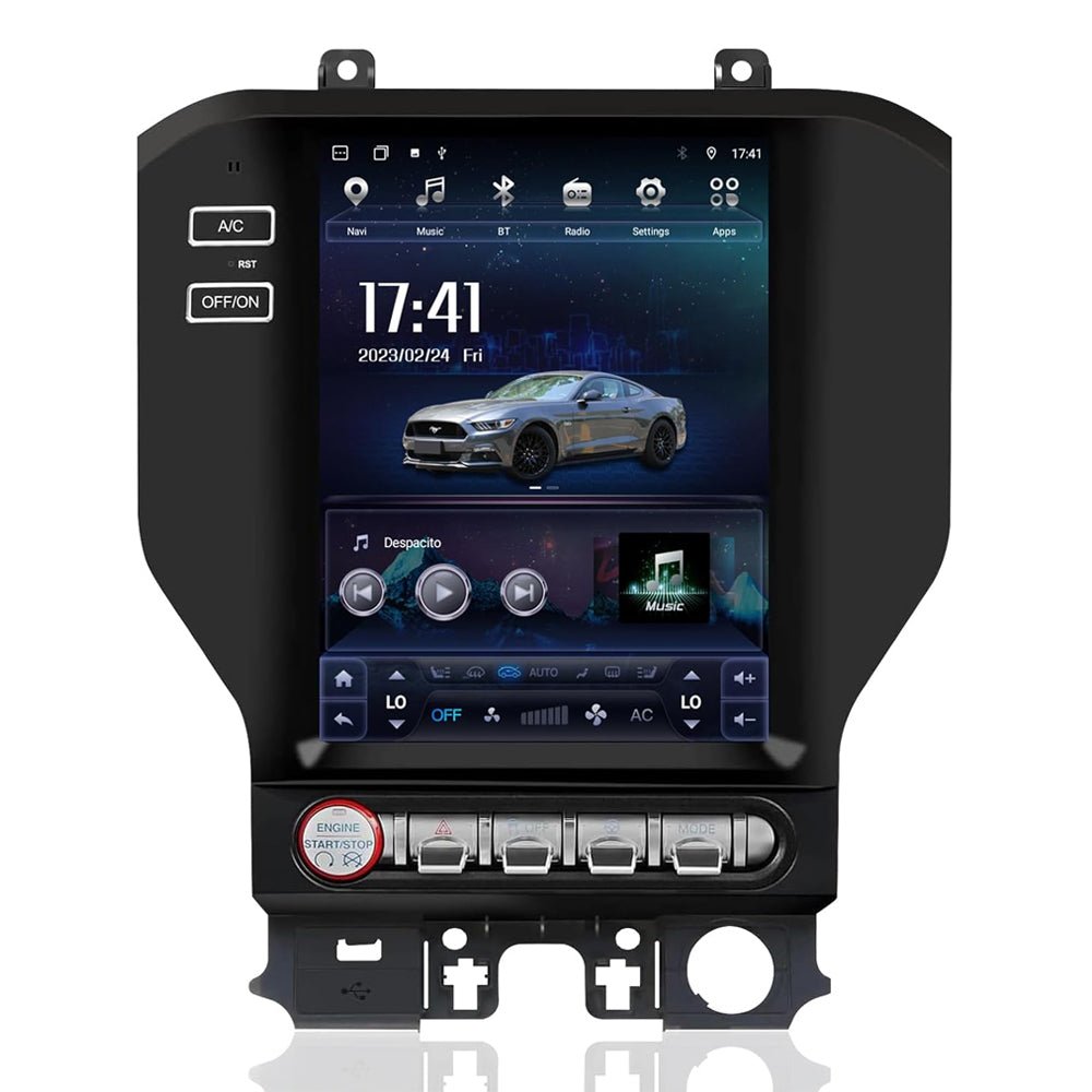 Ford Mustang S550 Vertical Touchscreen CarPlay Infotainment System 2015-2023