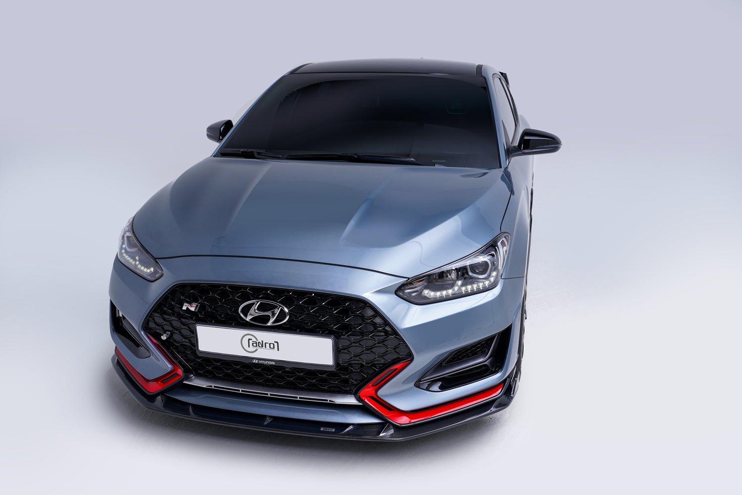 Adro Hyundai Veloster N Carbon Fiber Front Lip V2 (Type A)