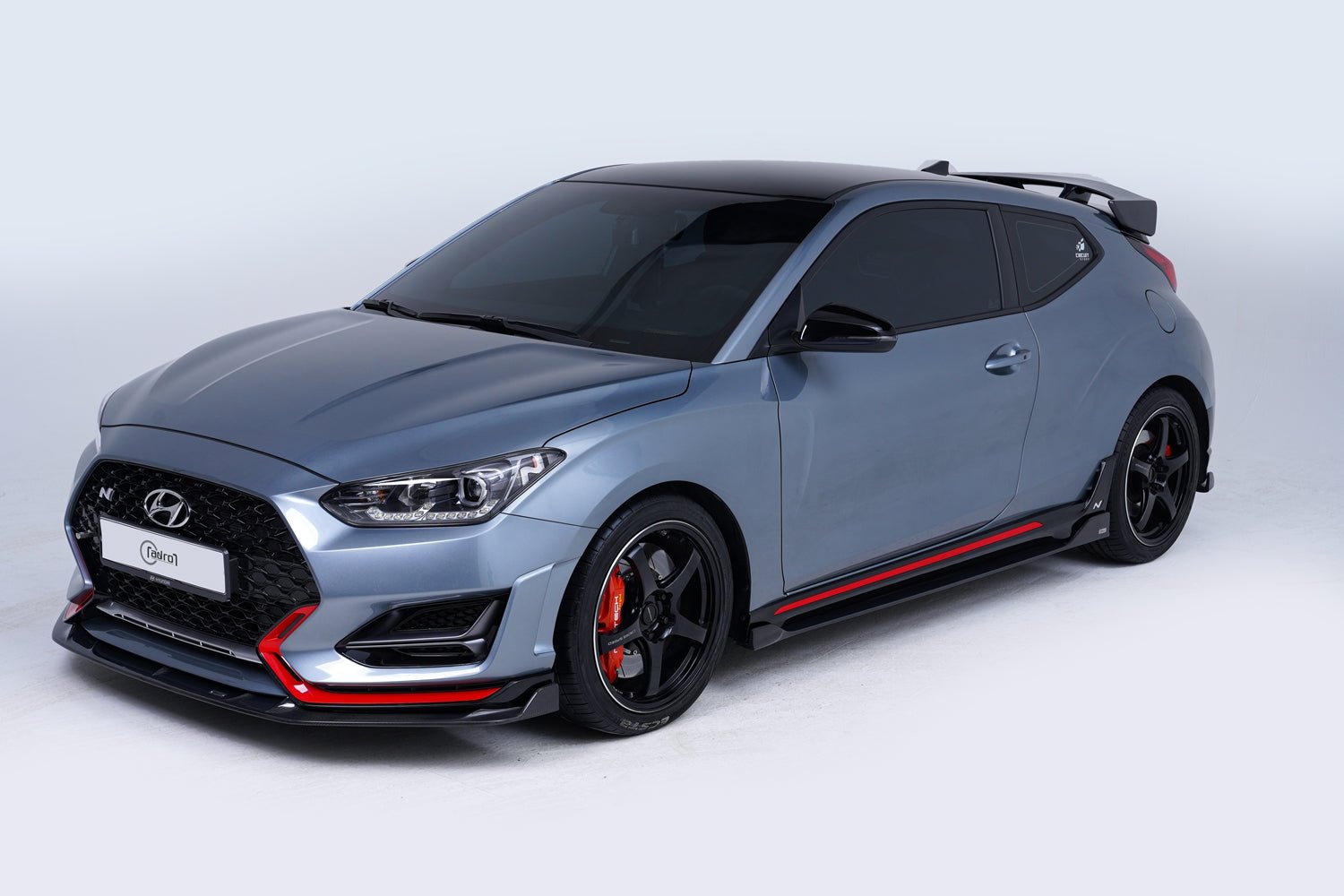 Adro Hyundai Veloster N Carbon Fiber Front Lip V2 (Type A)