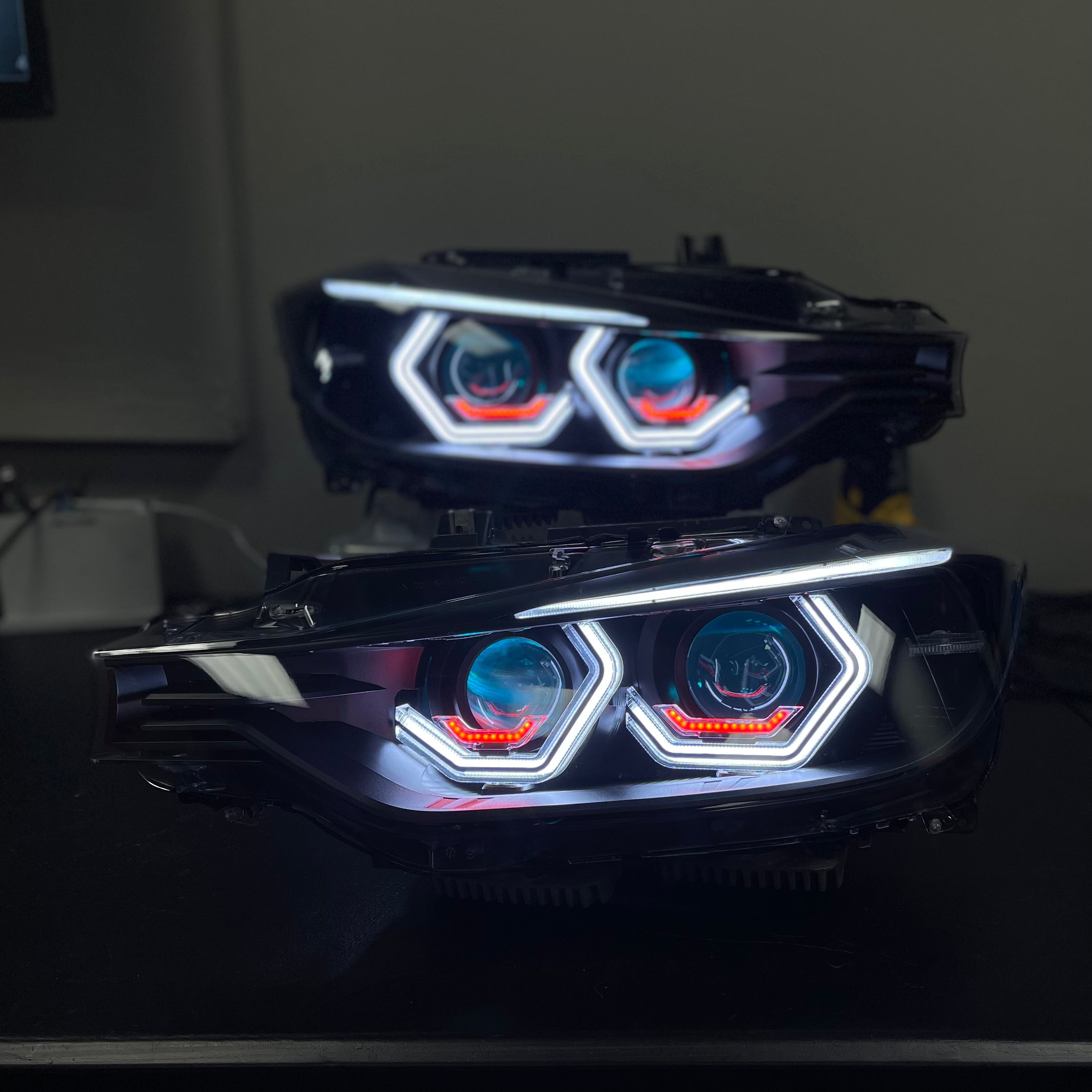 F30 3 Series Sedan Vision Headlights No Cores Required (2012 - 2018 Halogen Only)