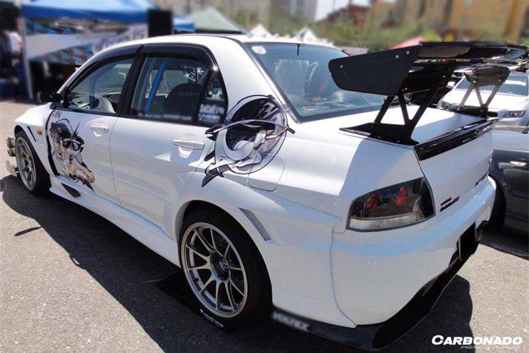 2003-2006 Mitsubishi Evo 7/8/9 VTX Style Carbon Fiber Trunk Spoiler Wing - Carbonado