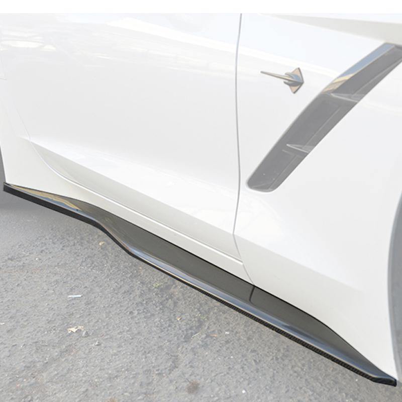 Corvette C7 Stingray / Z51 Carbon Flash Side Skirts Rocker Panels - ExtremeOnlineStore