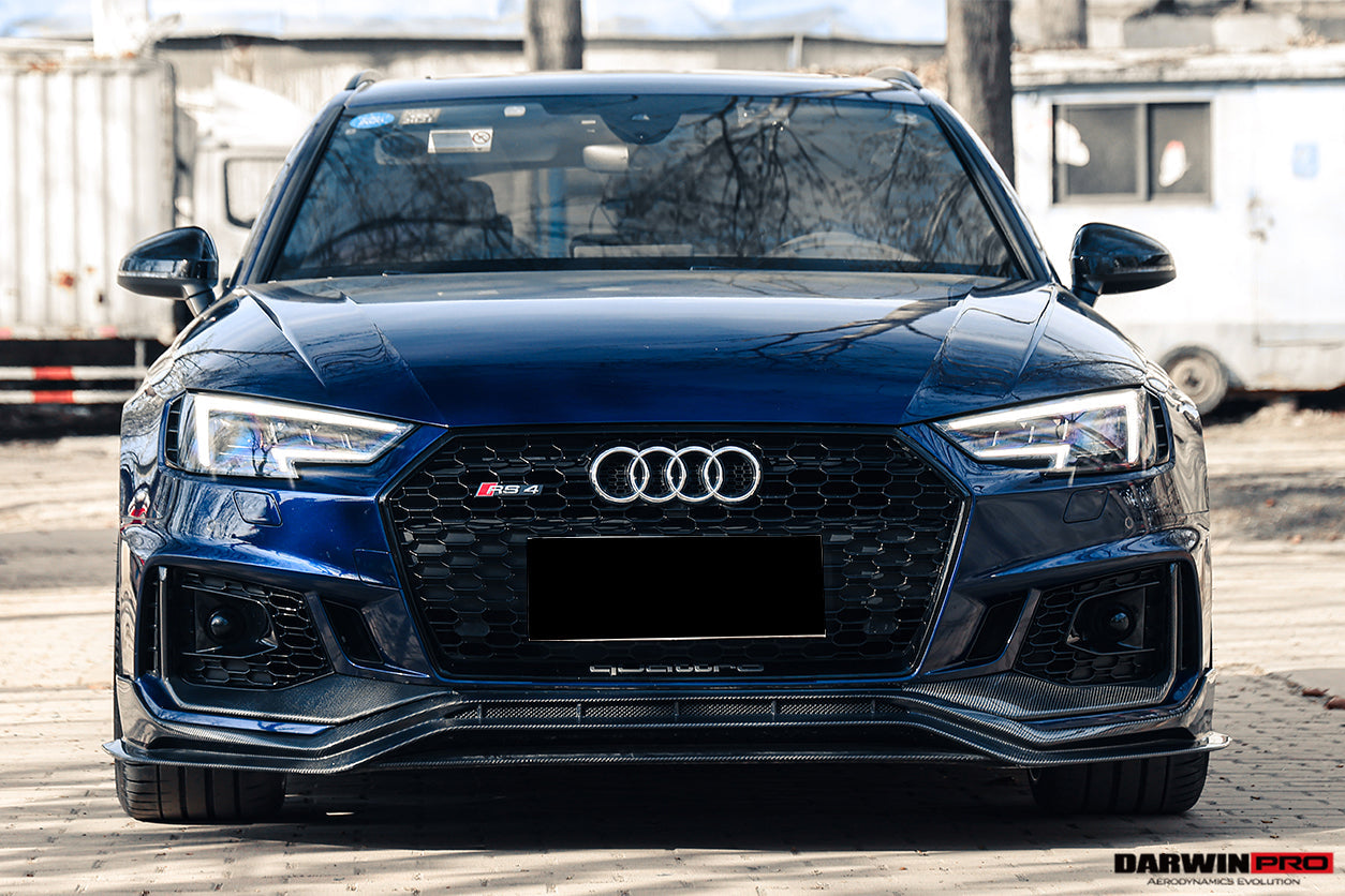 2017 - 2019 Audi RS4 B9 Front Bumper Trim Lip