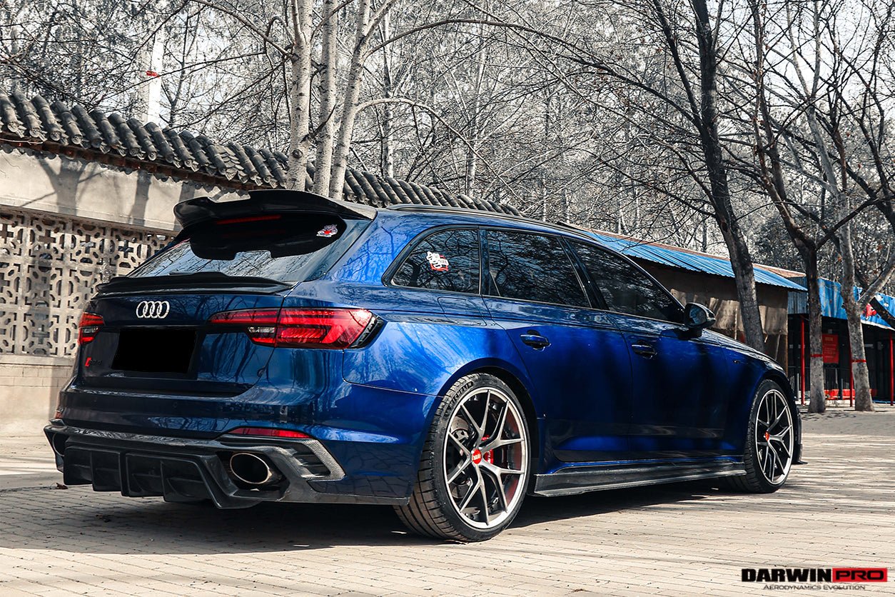2017 - 2024 Audi RS4 B9 BKSS Style Rear Diffuser with Winglets