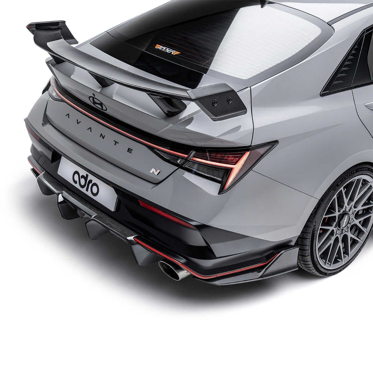 Adro Hyundai Elantra N Facelift V2 Spoiler Carbon Fiber