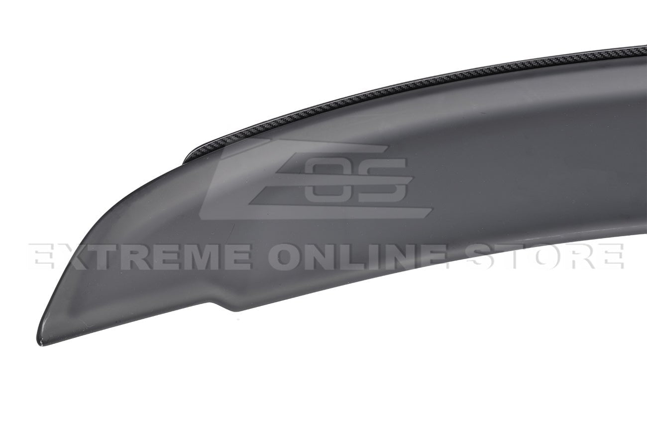 Chevrolet Camaro 5th Gen ZL1 Style Gloss Black Carbon Fiber Wickerbill Rear Trunk Spoiler 2010-2013