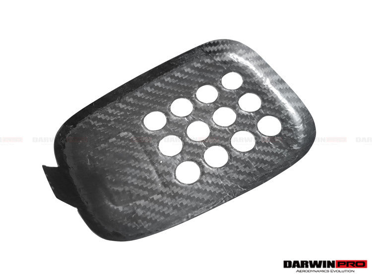 2015 - 2020 Ferrari 488 GTB/Spyder Dry Carbon Fiber Rear Black Light Cover