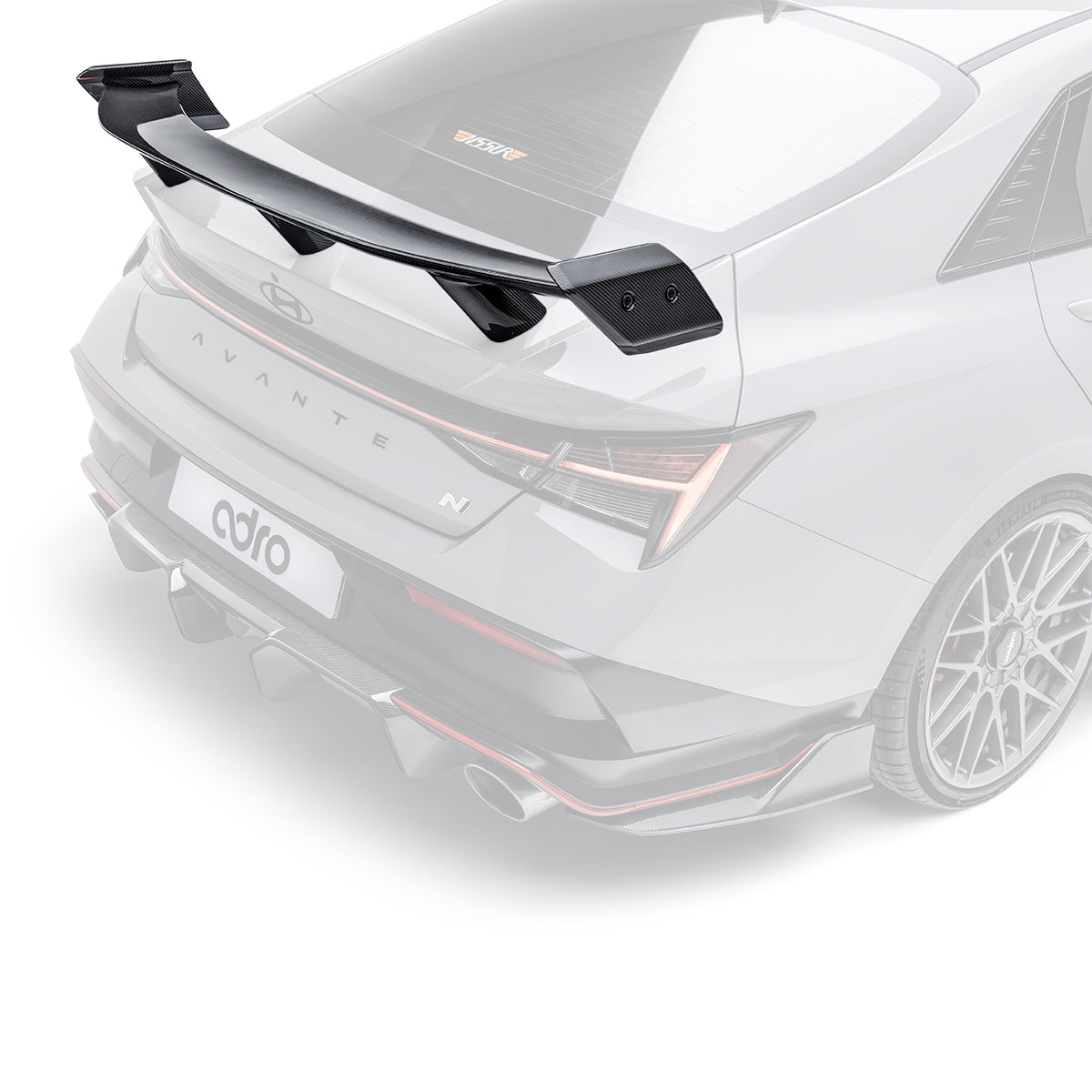 Adro Hyundai Elantra N Facelift V2 Spoiler Carbon Fiber