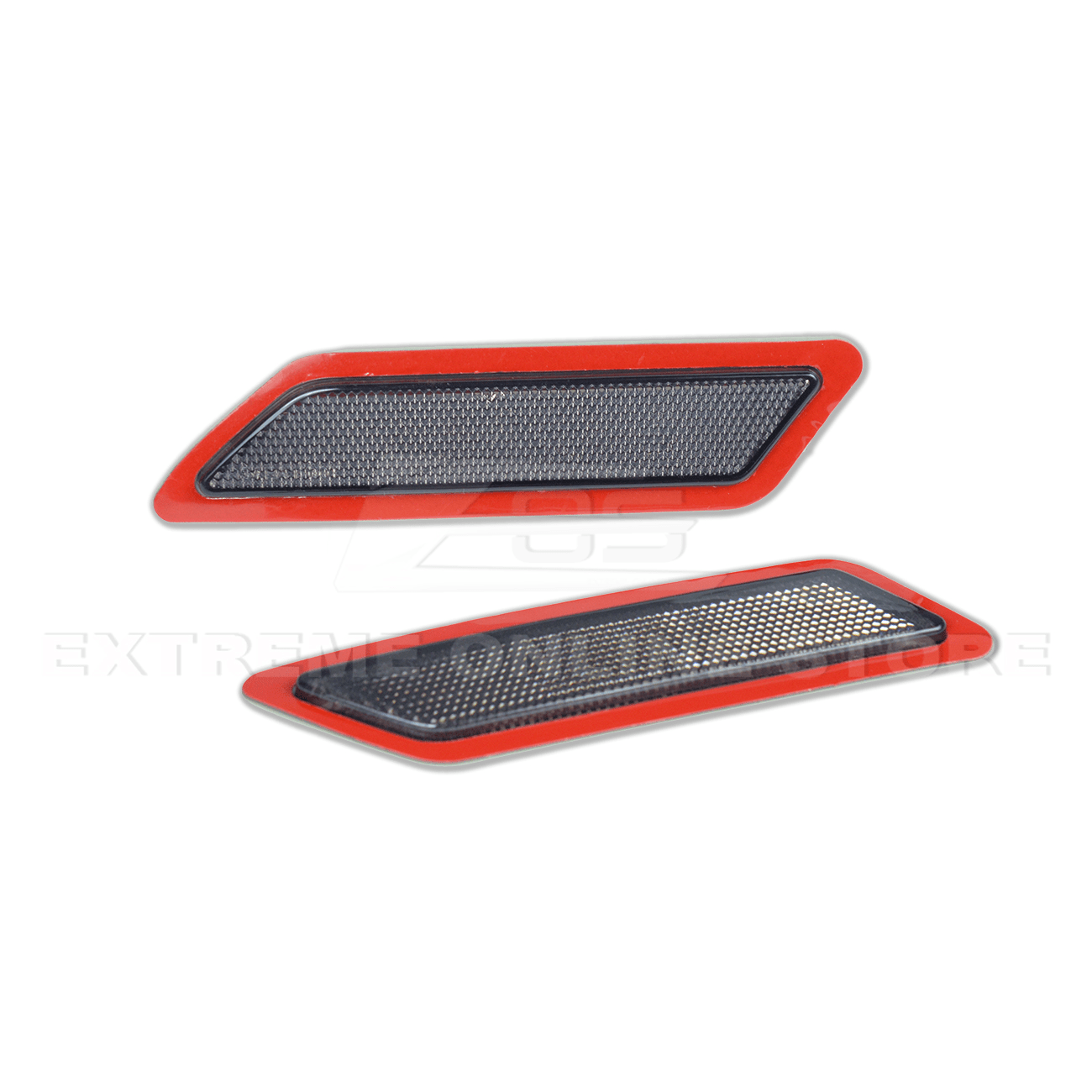 BMW F30 F31 3 Series Base Bumper Smoke Side Marker Reflector Lights Pair 2012-2015